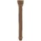 Ekena Millwork 2 1/4"W x 7"D x 14"H Stockport Wood Vintage Decor Bracket, Weathered Brown BKTWD02X07X14STBR - alternate 2